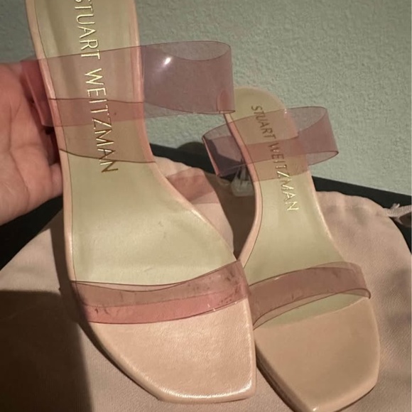 Stuart Weitzman Kristal Clear Sandal - Picture 1 of 7